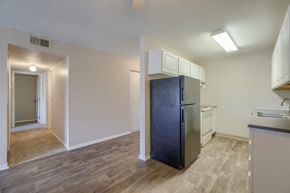 Kitchen with Wood-Style Flooring