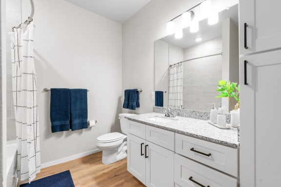 Bathroom with Modern Finishes