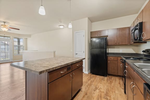 Expansive Kitchen Island