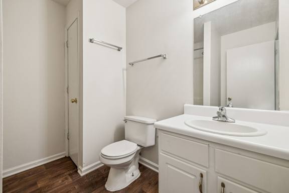 Bathroom with White Cabinets