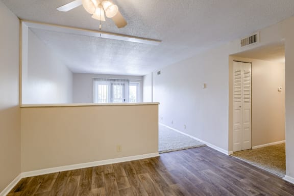 Dining Area with Overhead Lighting
