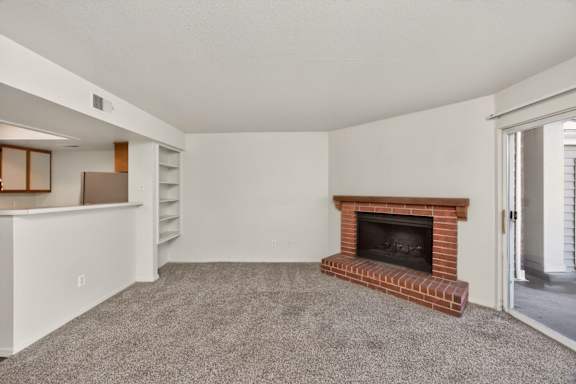 Living Room with Fireplace