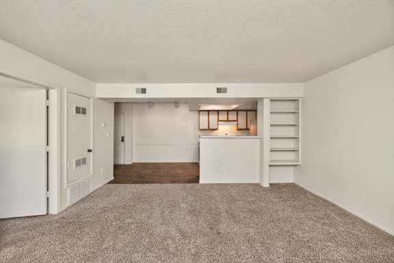 Living Room with Bookshelf