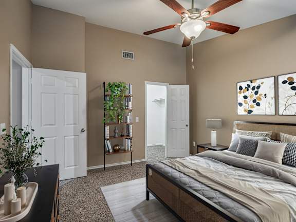 Bedroom with Plush Carpeting