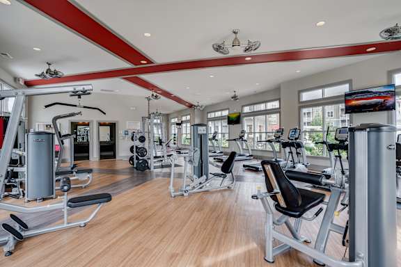 2,000 Square Foot Fitness Center