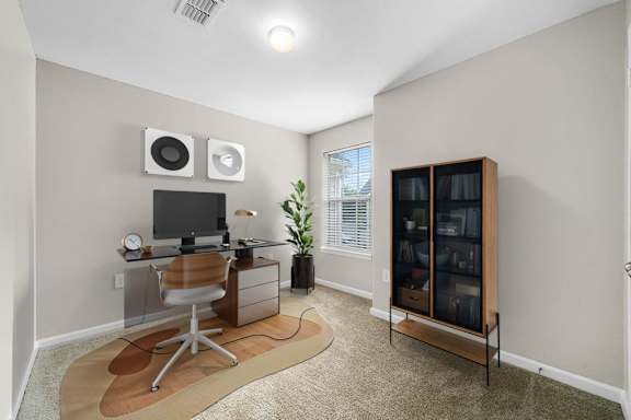 Office Space with Carpet
