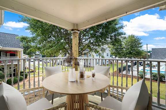 Balcony with Furniture