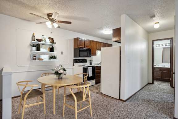 Separate Dining Area with Overhead lighting