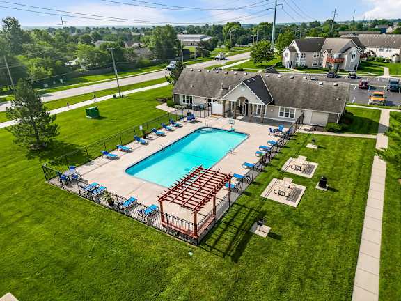 Aerial View of Pool