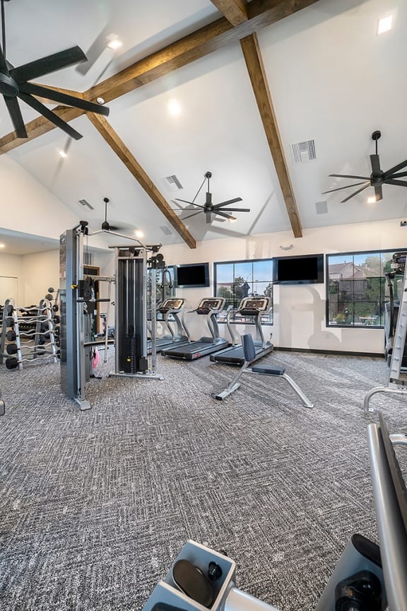 Strength Training Equipment At The Fitness Center