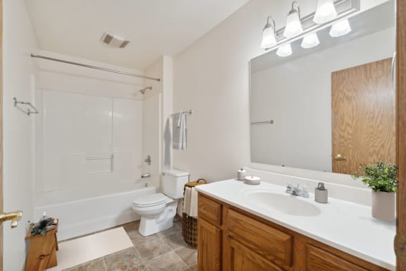 Bathroom with Modern Finishes