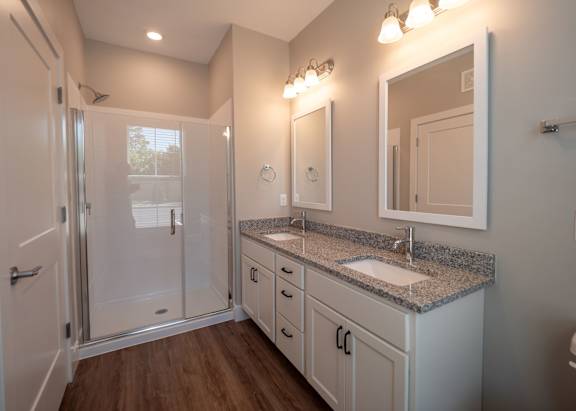 Bathroom with Dual Vanity
