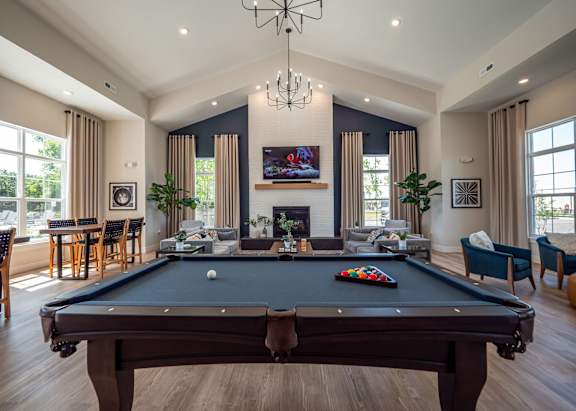 Clubhouse with Pool Table