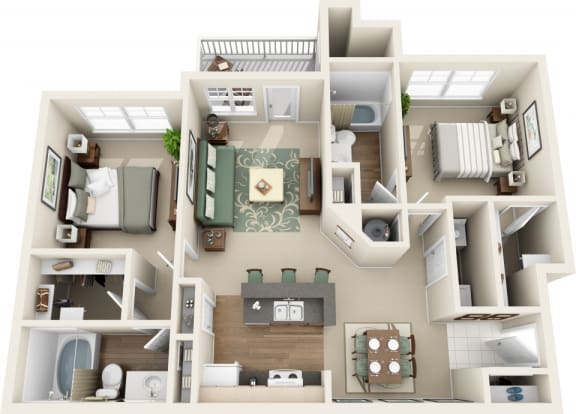 The Cherokee Floor Plan