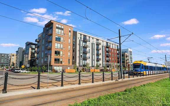 Light Rail Station Near Indigo Apartments