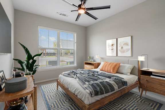 Bedroom with Abundant Natural Light