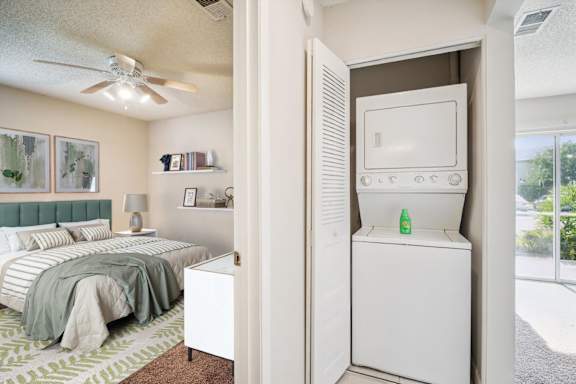 Bedroom with Plush Carpeting