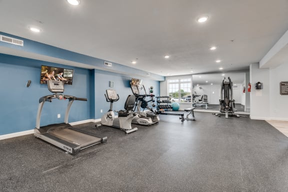 Strength Training Equipment At The Fitness Center