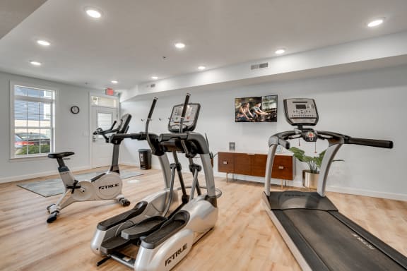 Cardio Equipment At The Fitness Center
