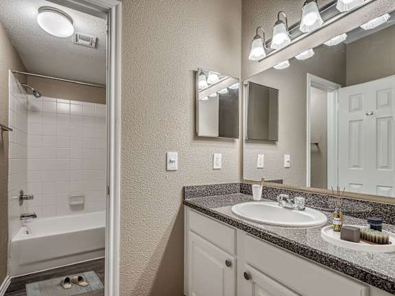 Bathroom with White cabinetry