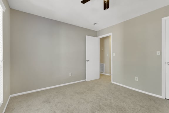Spacious Bedroom with Plush Carpeting