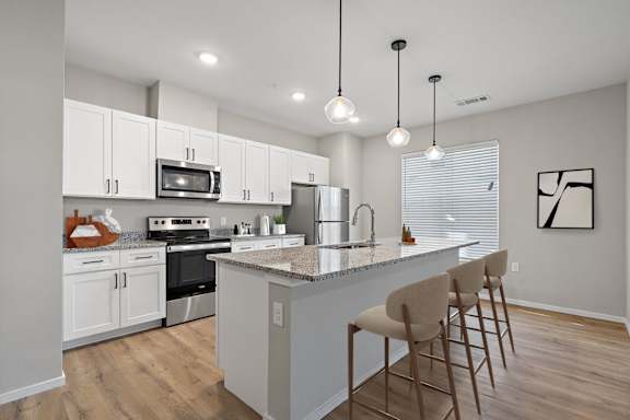 Fully Equipped Kitchen with Stainless Steel Appliances