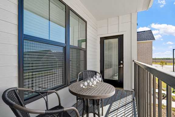 Balcony with Furniture