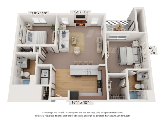 Prairie Lakes_Two Bedroom