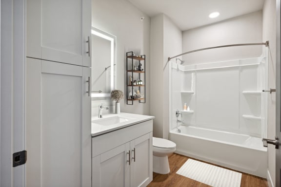 Bathroom with Modern Finishes