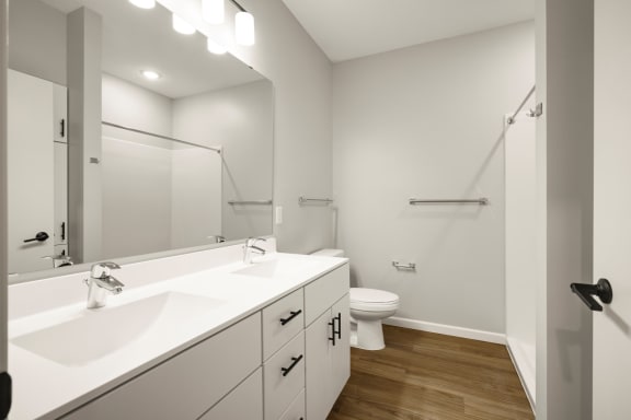 Bathroom with Modern Finishes