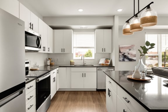 Fully Equipped Kitchen with Stainless Steel Appliances