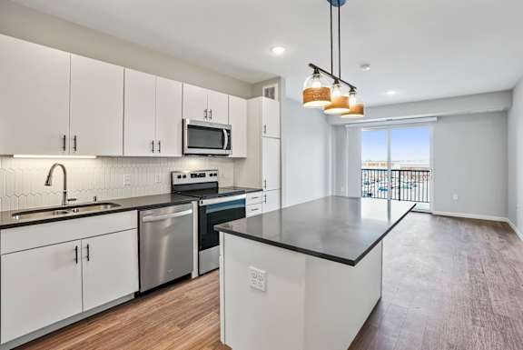 Fully Equipped Kitchen with Stainless Steel Appliances