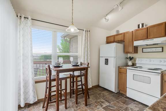 Kitchen with Dining Area
