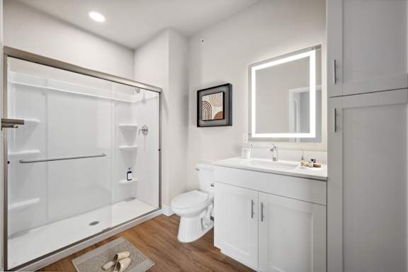 Bathroom with Modern Finishes