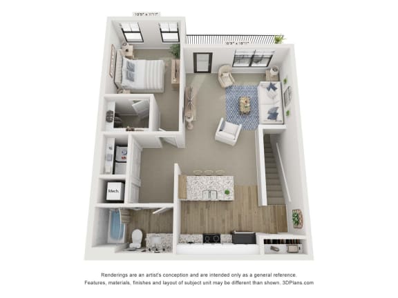 Pearson Floor Plan with Dimensions