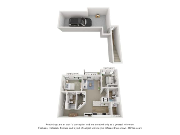 Meridian Floor Plan with Dimensions