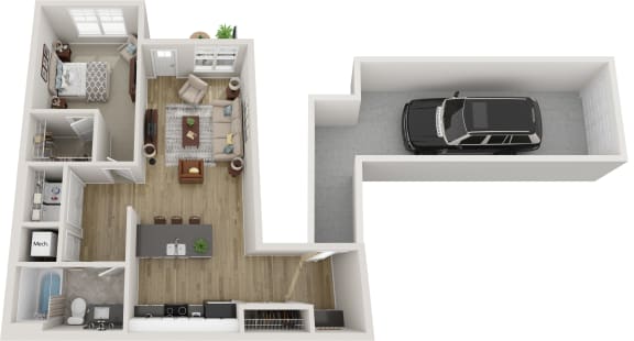 Kensington Floor Plan With Attached Garage