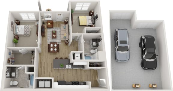 Luca Floor Plan With Attached Garage