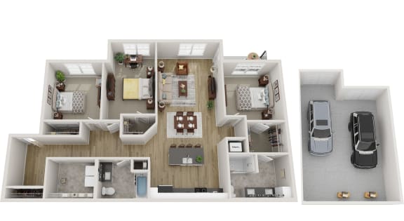 Rigby Floor Plan With Attached Garage