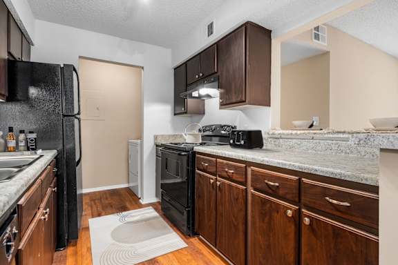 Kitchen with Wood Cabinets