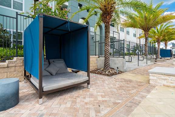 Shared Cabana At The Pool Sundeck