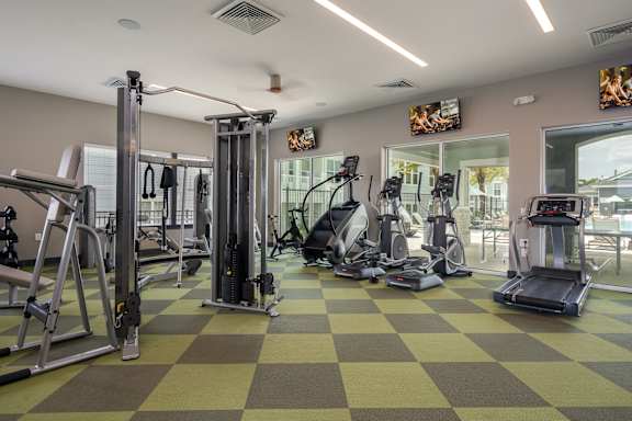 Cardio & Strength Training Equipment At The Fitness Center
