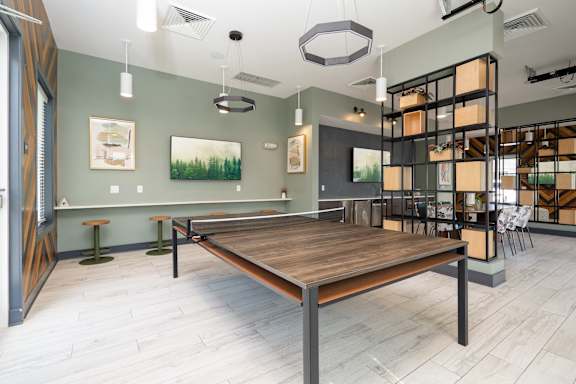 Ping Pong Table At The Rec Room