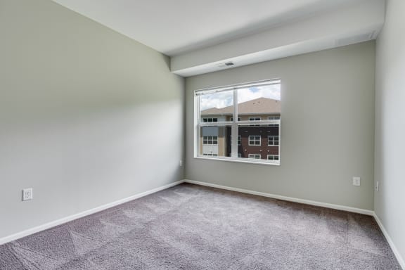 Carpeted Bedroom With Large Windows
