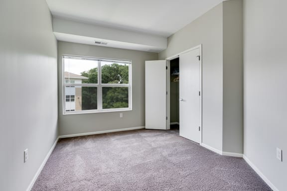 Carpeted Bedroom With Cl