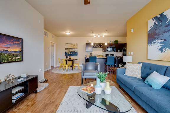 Open Concept Living & Kitchen
