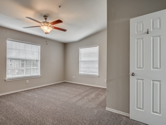 Bedroom with Plush Carpeting