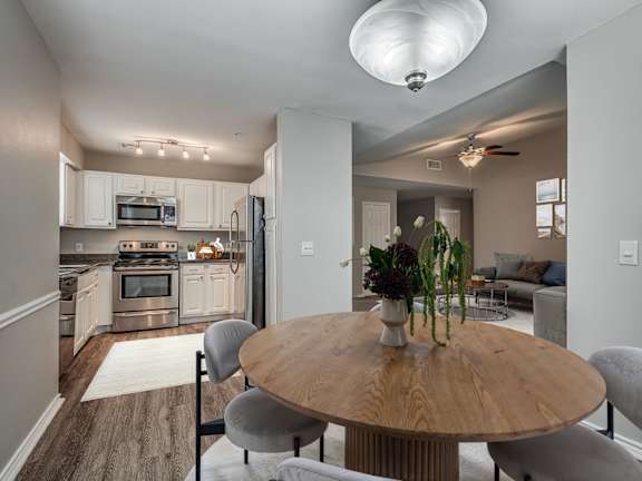 Separate Dining Area with Overhead lighting