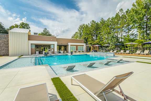 Outdoor Pool with Sundeck