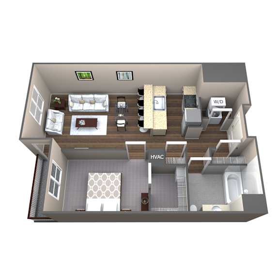 Floor Plan  Apartment Type 1C